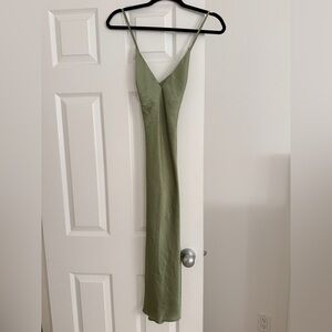 Wilfred Only Maxi Satin Slip Dress